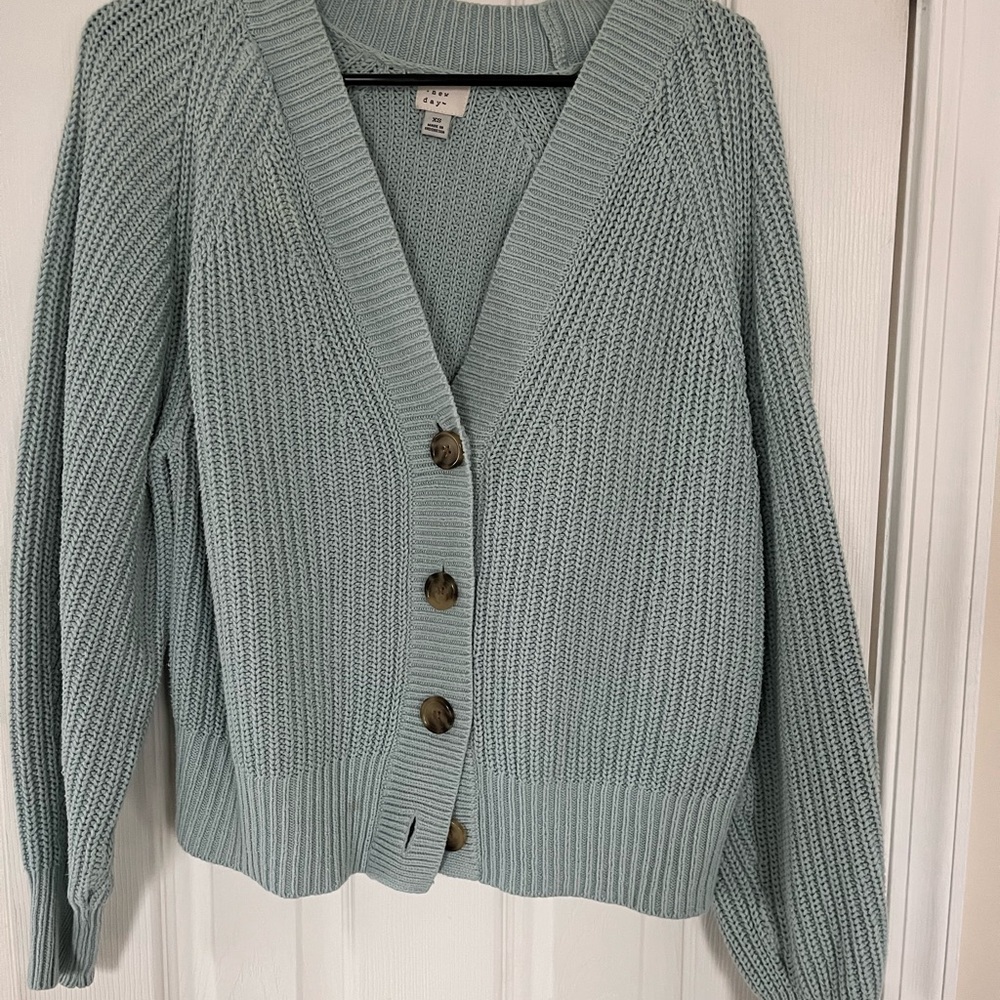 a new day Women's Soft Blue Cardigan